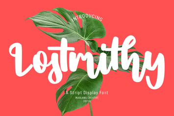 Lostmithy Script Display Font