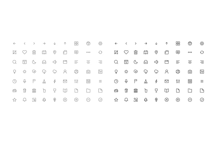 vector icon set
