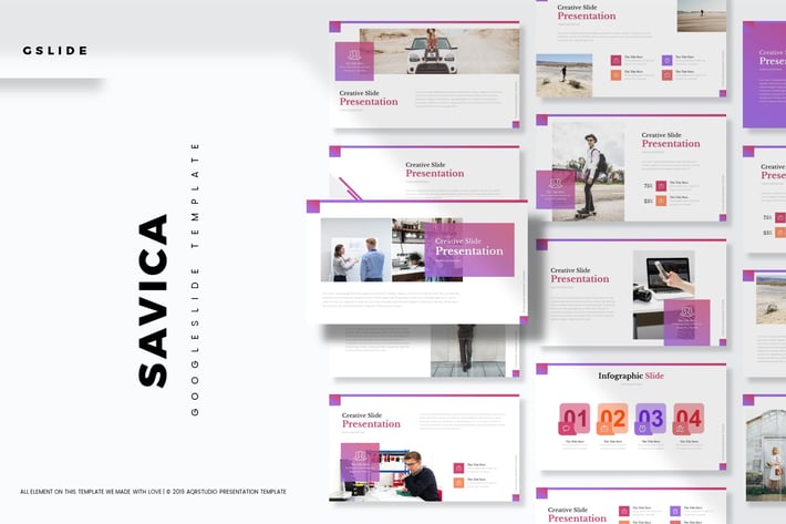 Savica - Google Slide Template