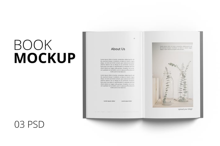 A4 - Book mockup 