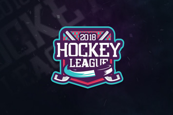 Hockey League Sports Logo