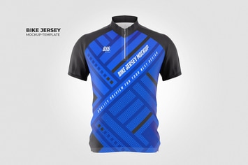 Bike Jersey Mock-Up Template