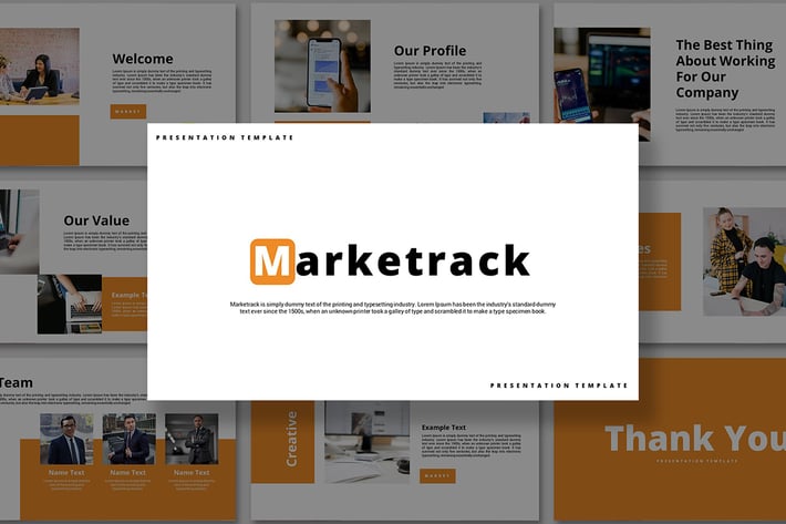 Marketrack - PowerPoint Template