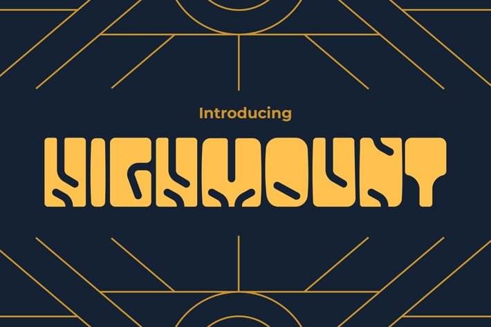 Retro Font - Highmount