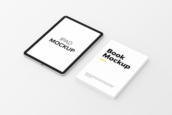 Book & iPad Mockup