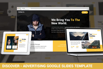 Discover - Advertising Google Slides Template