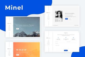 Minel - Responsive Minimal Site Template