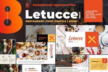 Letucce Restaurant - Powerpoint Template