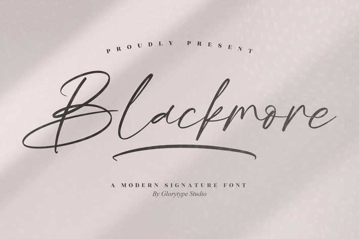 Blackmore Modern Signature Font