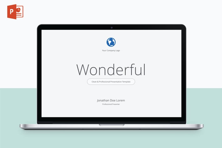 WONDERFUL - Multipurpose PowerPoint Template V20
