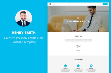 Henry Smith - Personal CV/Resume Portfolio