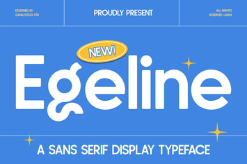 Egeline Sans Serif Display Font