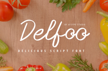 Delfoo - Script Font