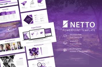 Netto Presentation Powerpoint Template