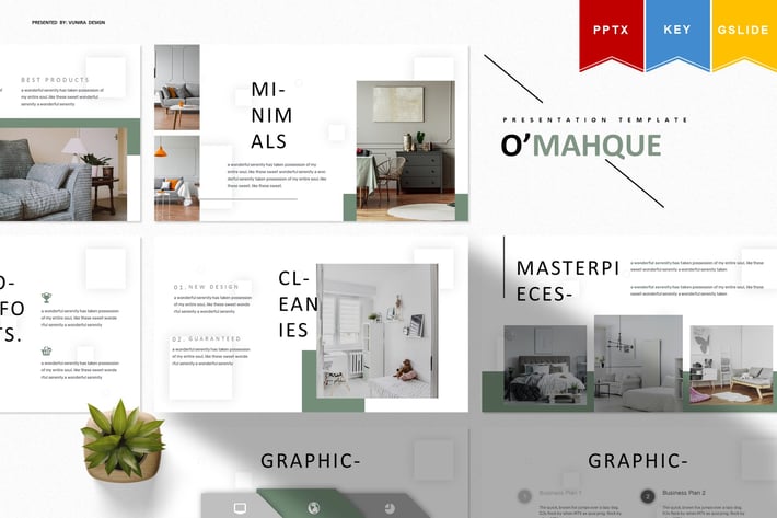 O'mahque | Powerpoint, Keynote, Googleslide