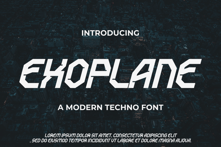 EXOPLANE FONT