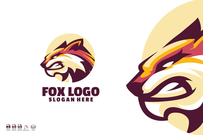 Fox logo template
