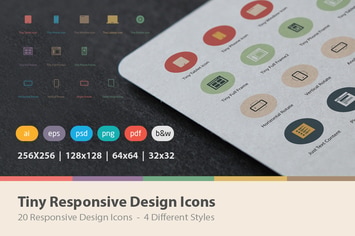 Tiny Responsive Design Icons