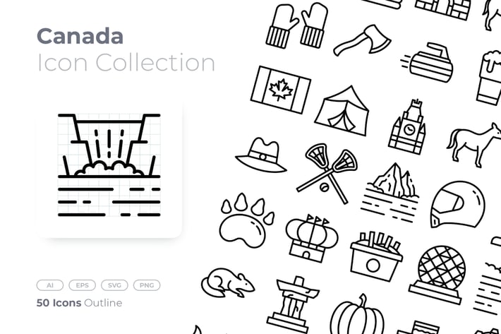 Canada Outline Icon
