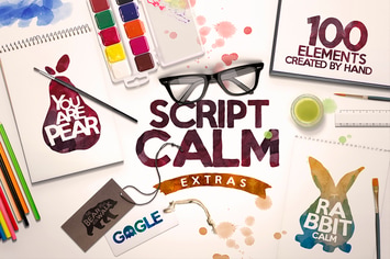 Script Calm + 100 Elements