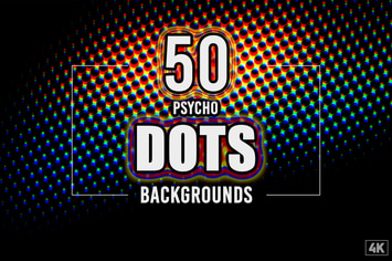 50 Psycho Dots Backgrounds
