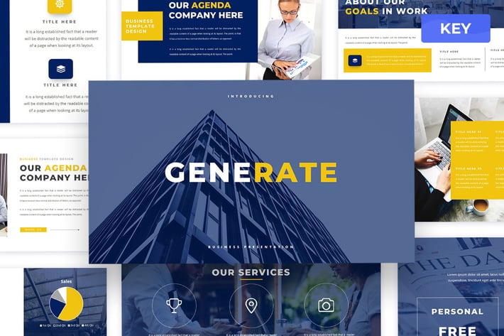 Generate - Business Keynote Presentation Template