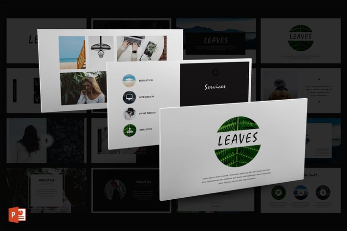 Leaves PowerPoint Template