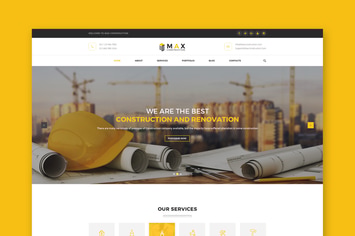 Construction PSD Template