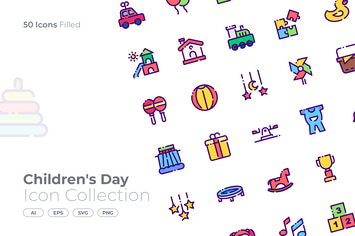 Children Filled Icon