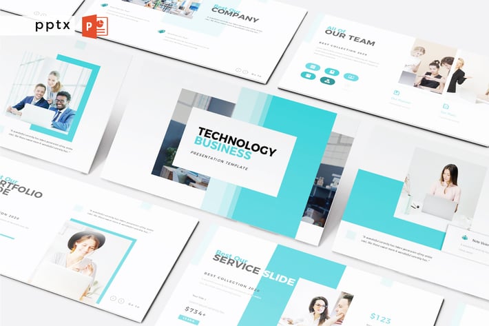 TECHNOLOGY BUSINESS - Powerpoint V527