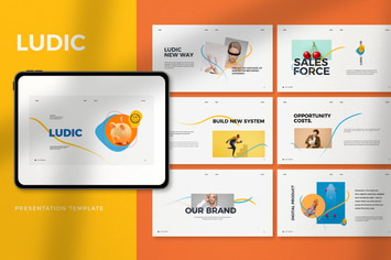 Ludic - Minimal Creative Agency Powerpoint