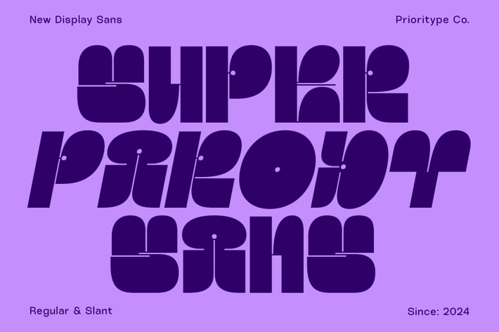 Super Parody - Retro Display Sans