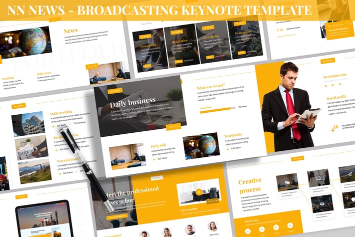 NN News - Broadcasting Keynote Template