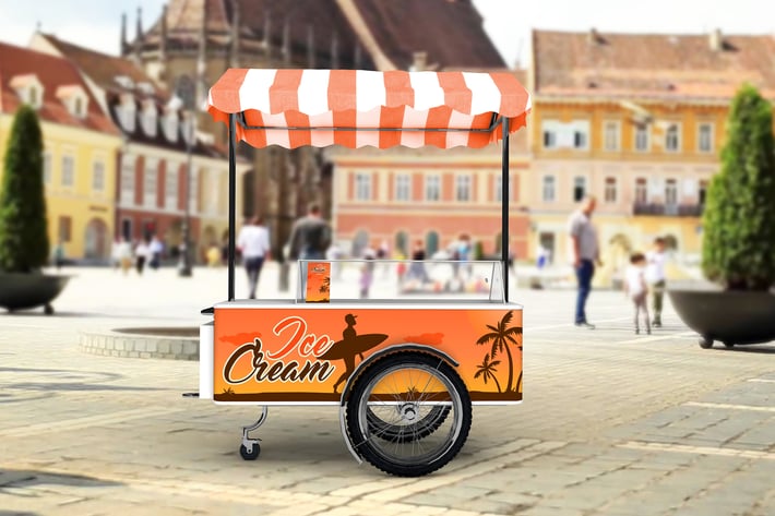 Ice Cream Cart Mock-Up