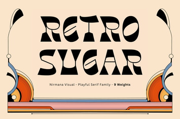 Retro Sugar - Vintage Font