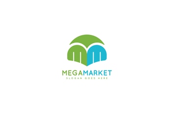 Mega Market Logo Template