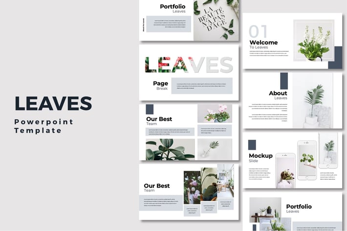 Leaves - Powerpoint Template