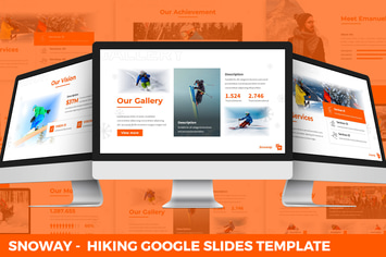 Snoway - Hiking Google Slides Template
