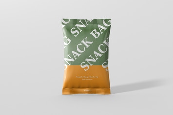 Snack Foil Bag Mockup