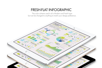 FRESH FLAT INFOGRAPHIC