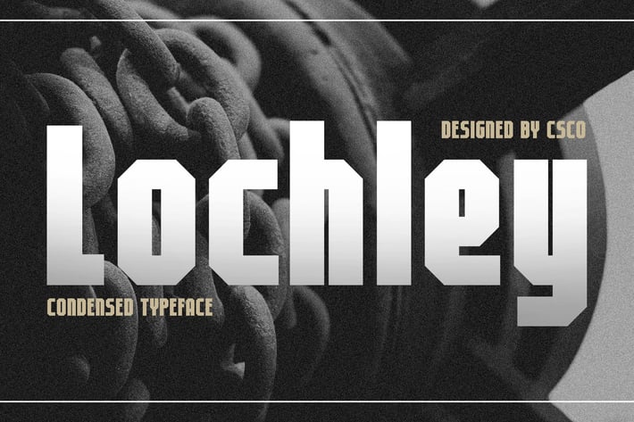 Lochley – Condensed Font
