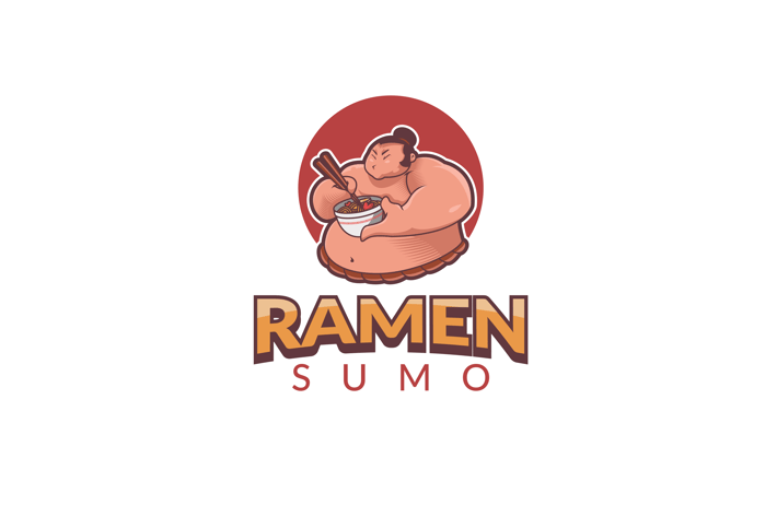Ramen Sumo Logo Template