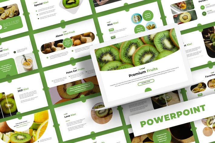 Fresh Kiwi - Powerpoint Template