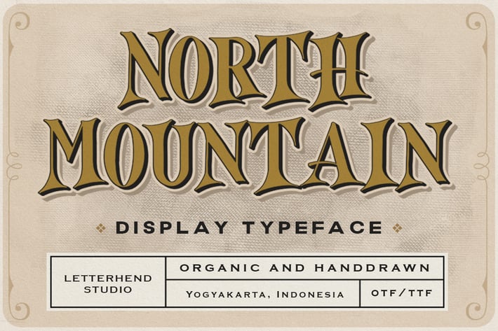 North Mountain - Display Typeface