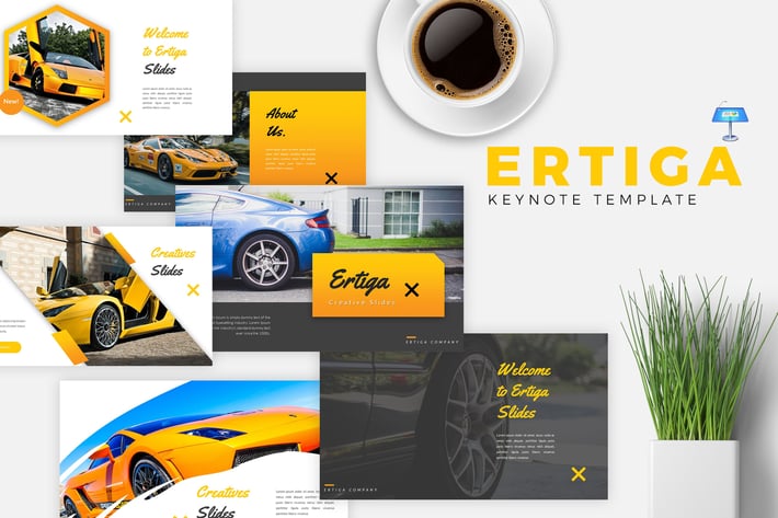 ERTIGA - Sport Car Keynote Template