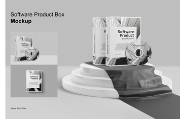 Software product Box - Mockup