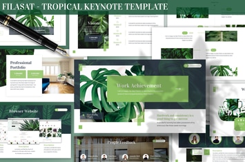 Filasat - Tropical Keynote Template