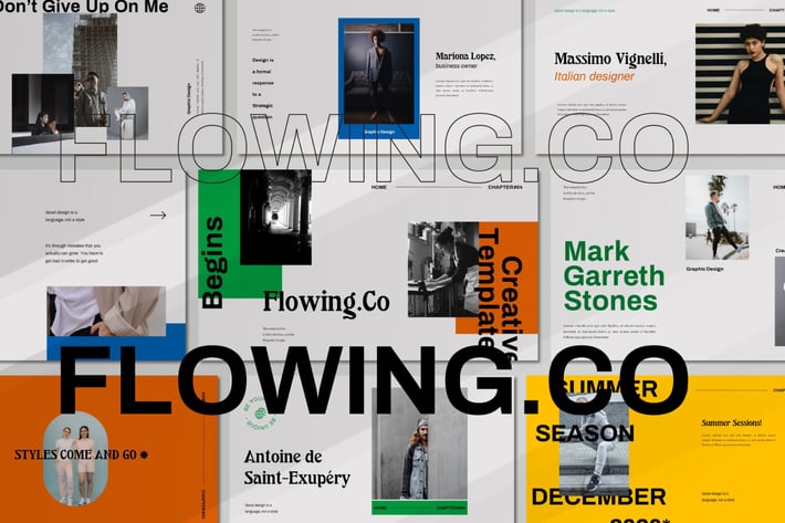 Flowing Co. Keynote Template