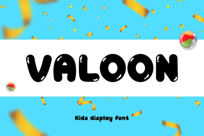 Valoon - Kids Display Font