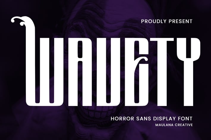 Wavety Horror Sans Display Font